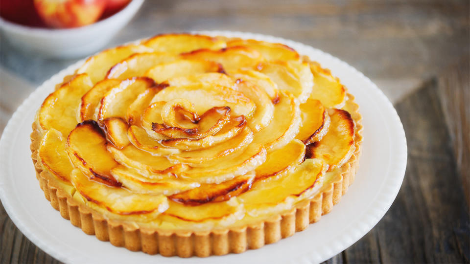 A recipe for Apple Ginger Tart as part of a guide answering the question: 