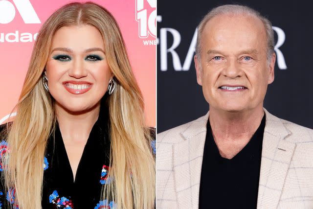 <p>Astrid Stawiarz/Getty; Aldara Zarraoa/Getty</p> Kelly Clarkson; Kelsey Grammer