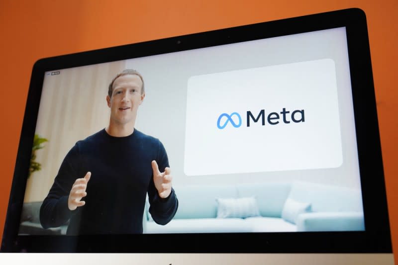 臉書母公司正式更名為「Meta Platforms Inc.」。（AP）