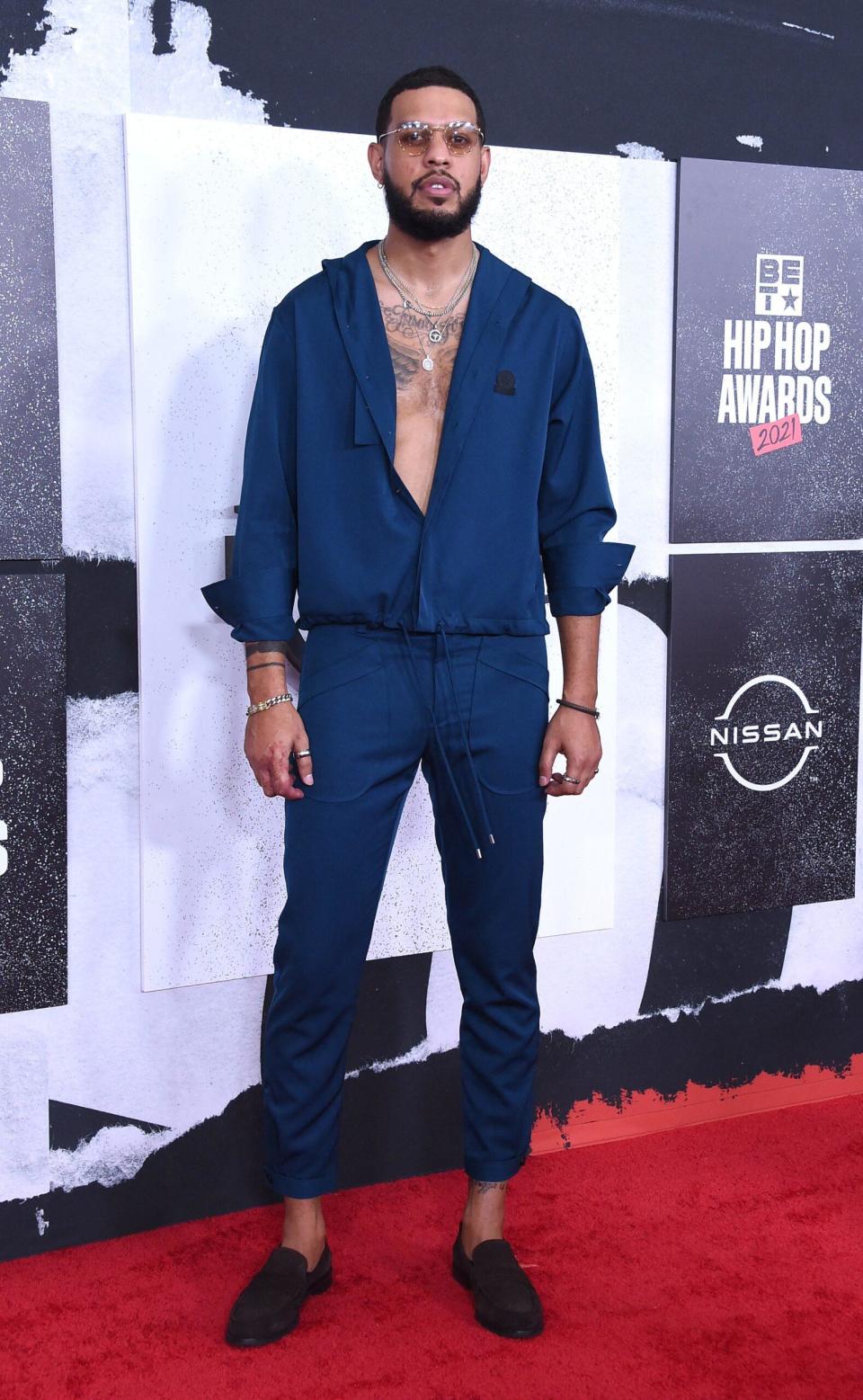 Sarunas Jackson at the BET Hip Hop Awards 2021