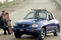 <p>Suzuki took all the underpinnings from the Vitara and stuffed them into a compact bulbous convertible coupe body with the X-90 and in time it was labelled as Barbie’s jeep. All X-90s were reasonably specced as standard with power windows and door locks, power steering, a T-Top targa roof and tinted glass although front-wheel drive was standard while four-wheel drive was optional. </p><p>Its <strong>1100kg</strong> (2425lbs) weight meant that it could tackle gnarly surfaces but unfortunately struggled with steeper inclines having only <strong>95bhp</strong>. The X-90 disappeared due to its niche nature. It’s a shame as the compact off-roader was perfectly capable, and it looked great when paired with various offroad accessories.</p>