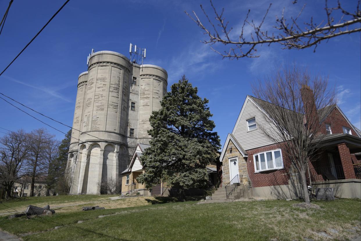 A 113-year-old Westwood water tower at 2500 Ferguson Road has sold for $15,000.