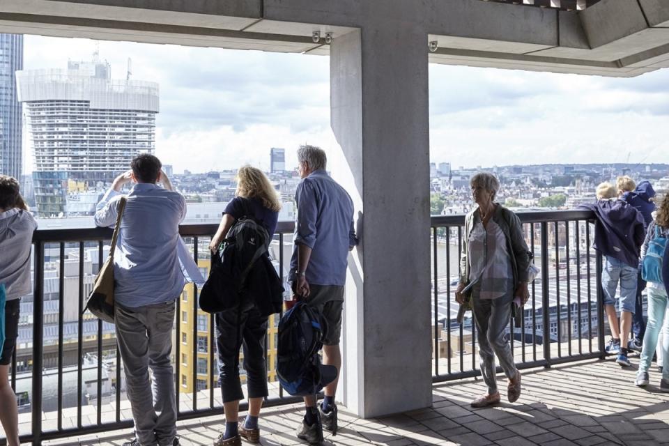 The viewing platform is on the 10th floor of the Blavatnik Building (Andy Stagg/View/REX/Shutterstock)