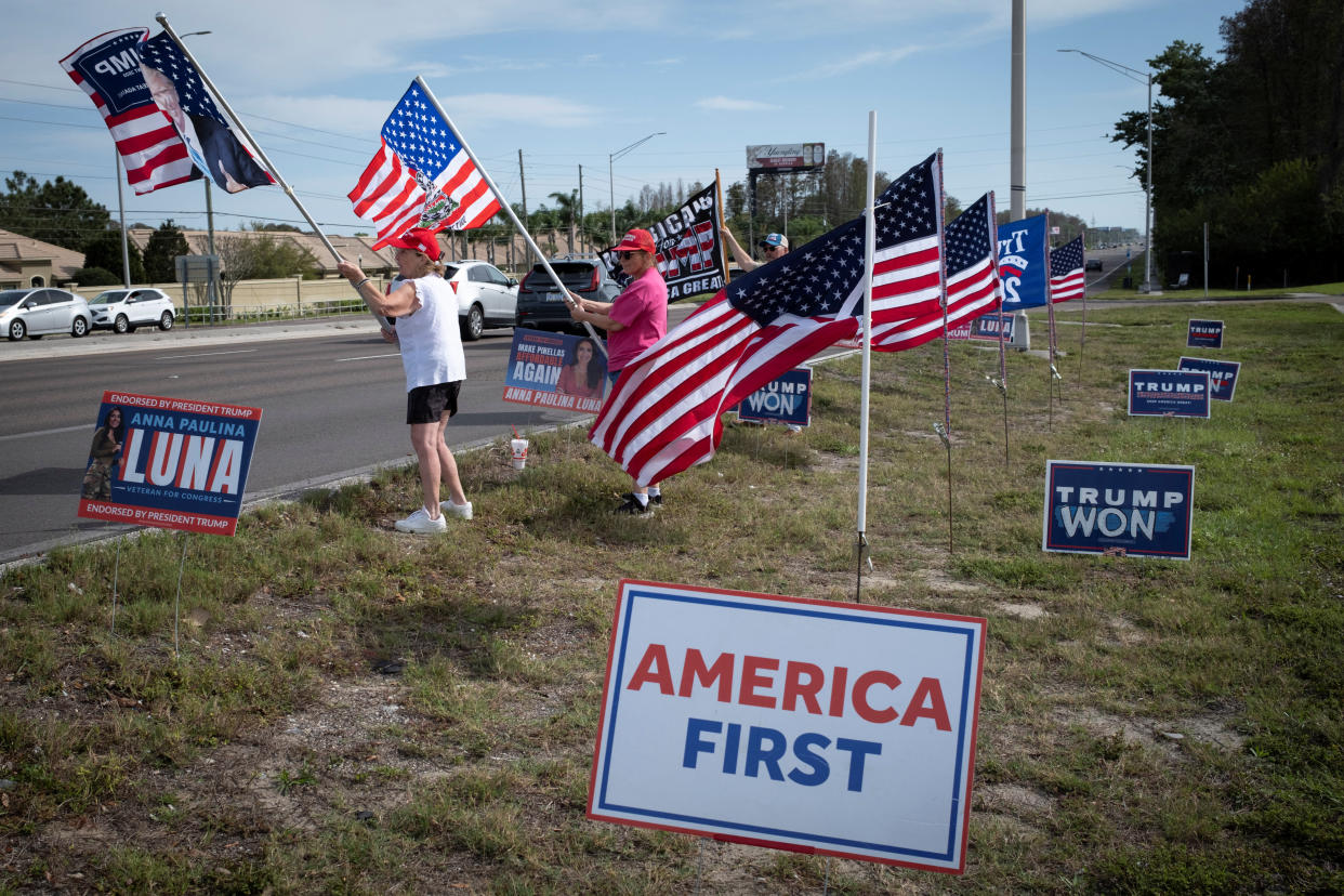 Anhänger von Donald Trump im März in Palm Harbor, Florida (Bild: REUTERS/Marco Bello)
