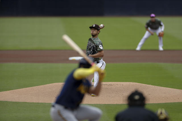 Yu Darvish outdueled by Wade Miley as Brewers edge Padres 1-0