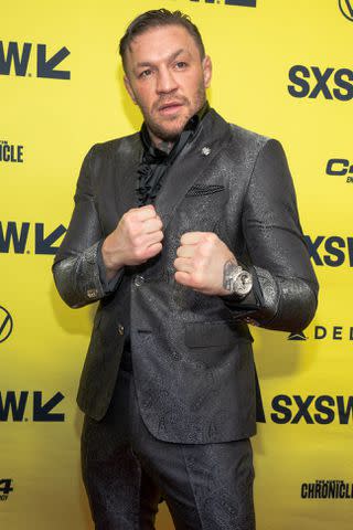 <p>Astrida Valigorsky/Getty</p> Conor McGregor attends the 'Road House' premiere during SXSW on March 8