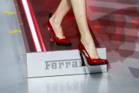 Luxury carmaker Ferrari's fashion show in Maranello