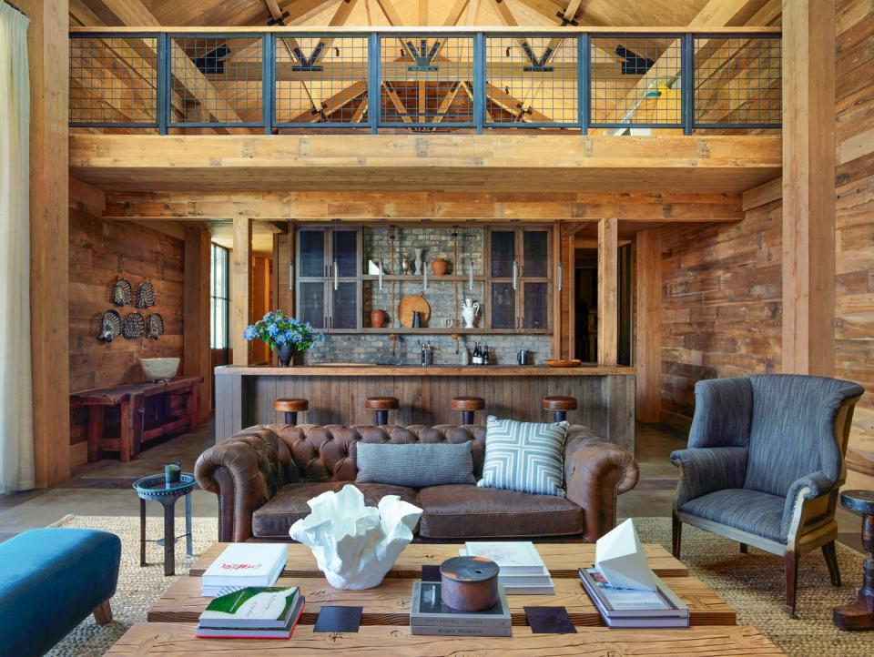 calistoga, california contemporary barn by jennifer robin interiors and kroeger janev architects