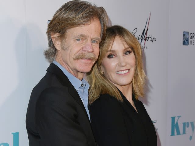 <p>Jon Kopaloff/FilmMagic</p> Felicity Huffman and William H. Macy attend the premiere of "Krystal" on April 5, 2018 in Hollywood, California.