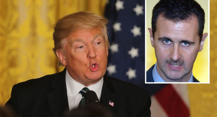 The US President has said Assad will pay a 'heavy price'