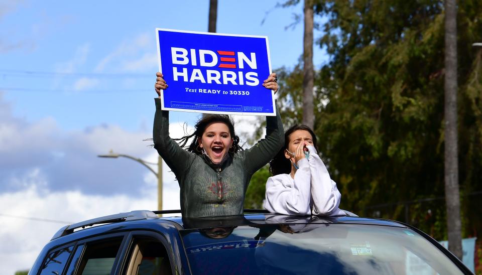 A los jóvenes no les convence ni Trump ni Biden como próximo presidente de Estados Unidos.(Photo by FREDERIC J. BROWN/AFP via Getty Images)