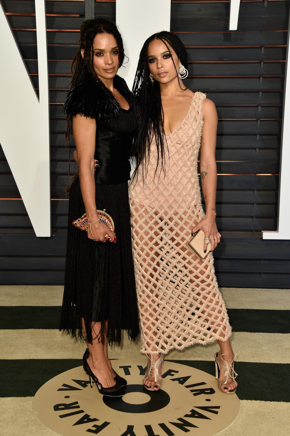 Actresses Lisa Bonet and Zoe Kravitz attend the 2015 Vanity Fair Oscar Party on February 22, 2015 (Photo by Pascal Le Segretain/Getty Images) | Getty Images—2015 Getty Images