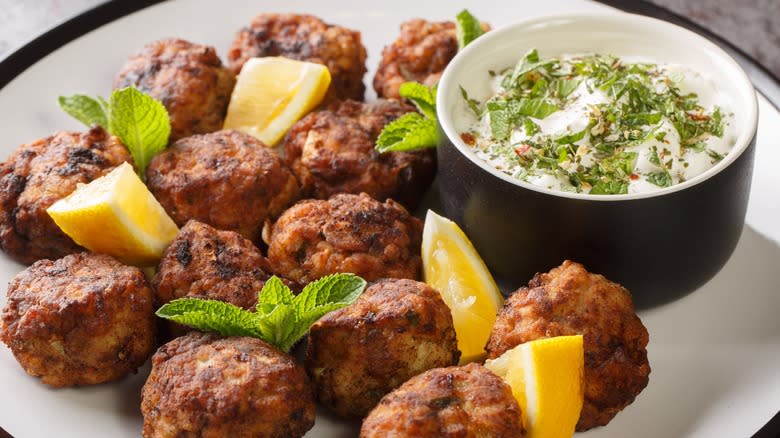 Keftedes Middle Eastern meatballs