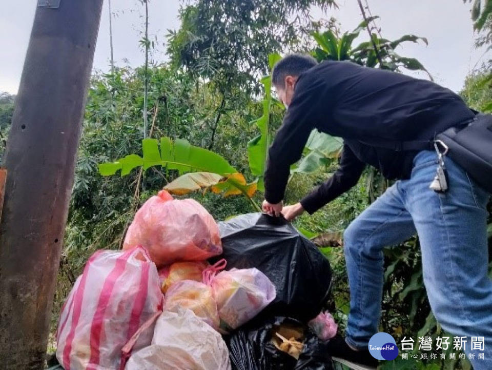 跨局處合作加科技執法　基市查獲非法棄置廢棄物法辦