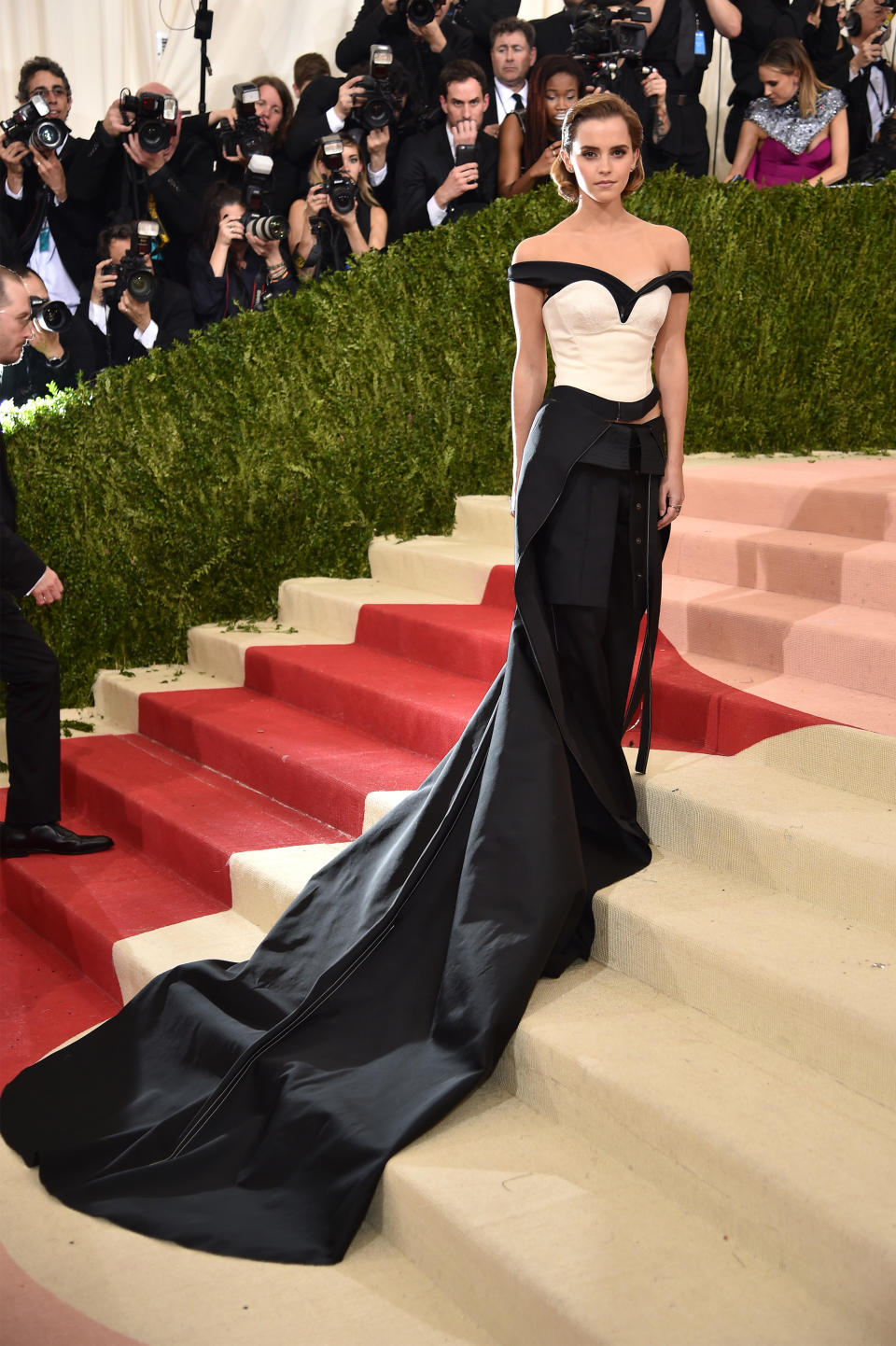 Emma Watson at the "Manus x Machina: Fashion In An Age Of Technology" Costume Institute Gala in 2016