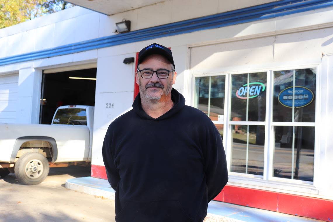 Gene Bradford owns West Main Auto Repair in Lexington, Ga.
