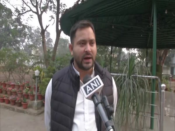 Rashtriya Janata Dal (RJD) leader Tejashwi Yadav in conversation with ANI. (Photo/ANI)