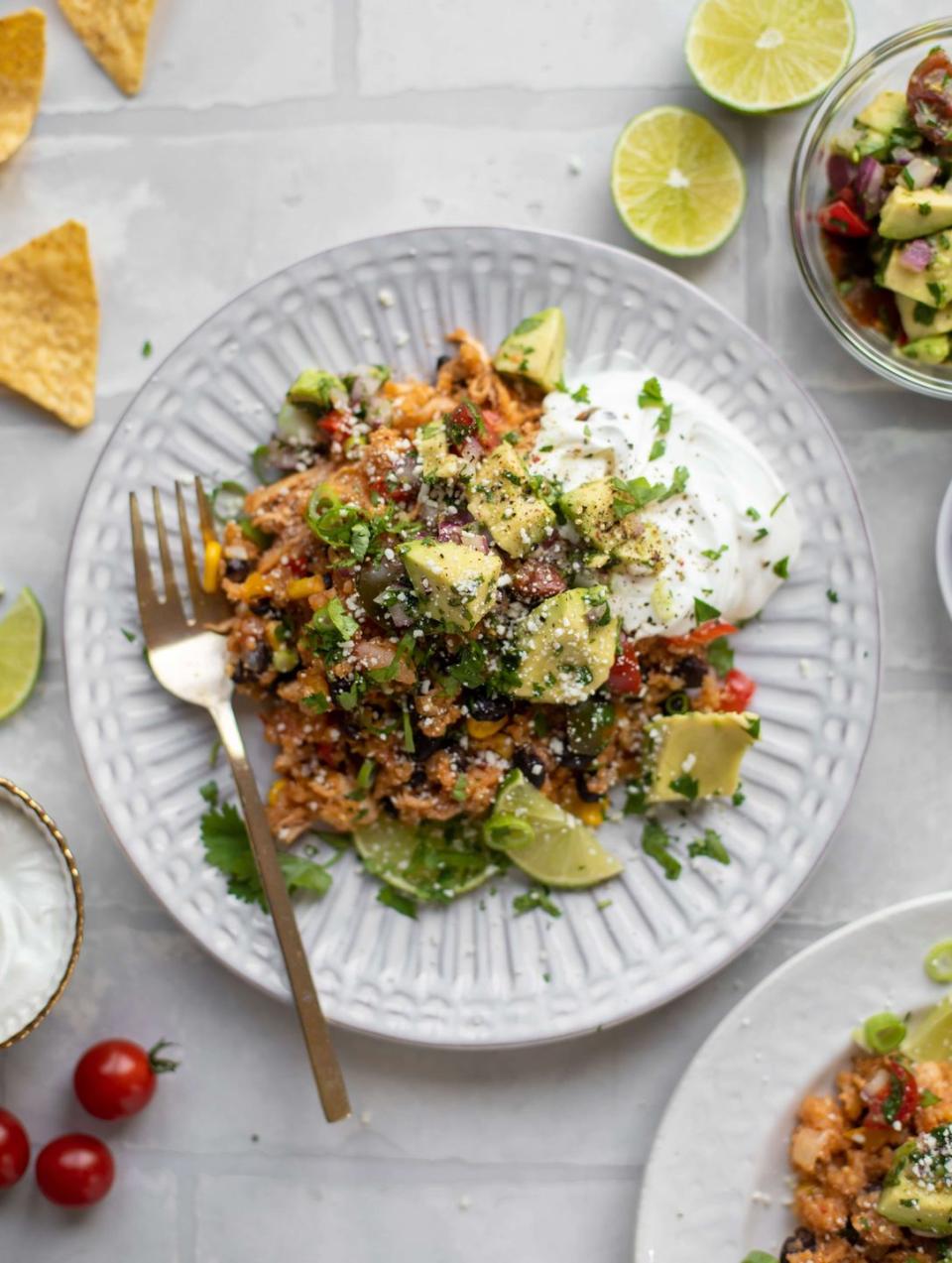 One Pot Salsa Chicken Quinoa