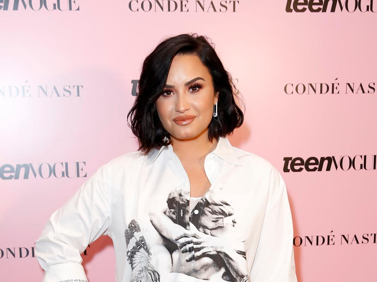 Demi Lovato photographed in 2019 (Getty Images for Teen Vogue)
