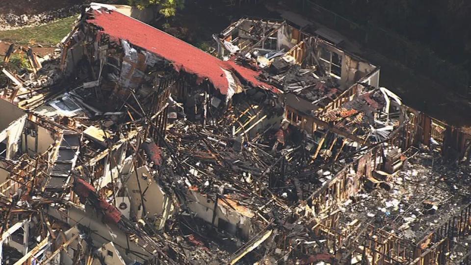 The Charlotte Fire Department responded to a three-alarm fire at a school in southeast Charlotte on Monday night.