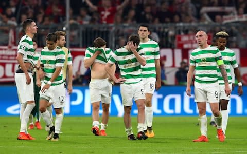 Celtic suffered a beating in Bavaria - Credit: REUTERS