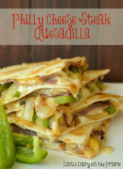 Philly Cheese Steak Quesadilla