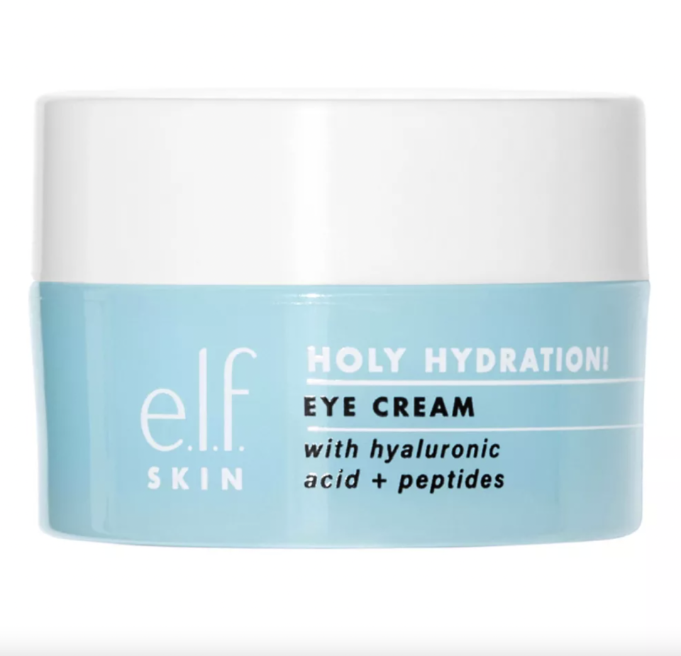 <p><a href="https://go.redirectingat.com?id=74968X1596630&url=https%3A%2F%2Fwww.target.com%2Fp%2Fe-l-f-illuminating-eye-cream-57014-0-49oz%2F-%2FA-39599094&sref=https%3A%2F%2Fwww.harpersbazaar.com%2Fbeauty%2Fskin-care%2Fg46804891%2Fbest-hydrating-eye-cream%2F" rel="nofollow noopener" target="_blank" data-ylk="slk:Shop Now;elm:context_link;itc:0;sec:content-canvas" class="link ">Shop Now</a></p><p>Holy Hydration Eye Cream</p><p>target.com</p><p>$10.00</p>