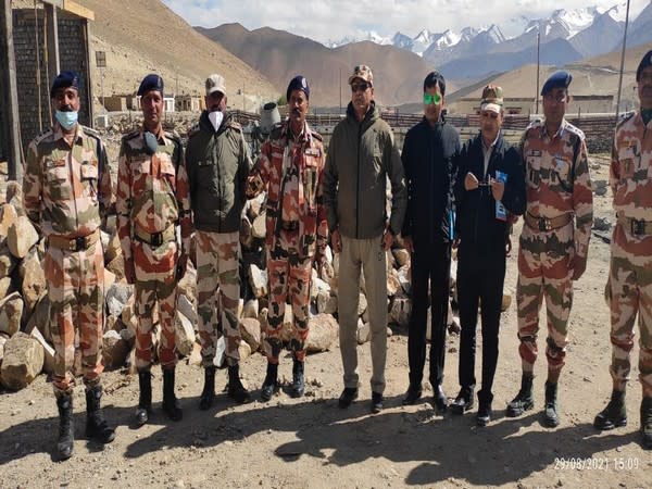 MoS Home visits ITBP Border Outpost in Ladakh