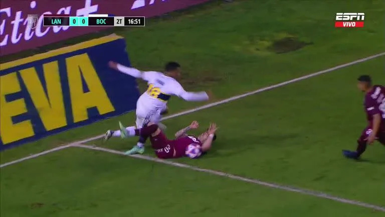 Controversies in Lanús – Boca: a penalty not sanctioned, the unusual blow for which Zambrano had to be expelled, and more casualties due to injury