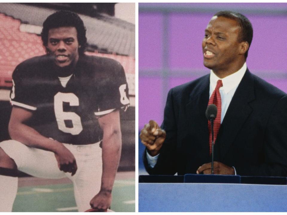 Rep. Julius Ceasar Jr. "J.C." Watts attended the University of Oklahoma on a football scholarship and then went on to play professional in the Canadian Football League.