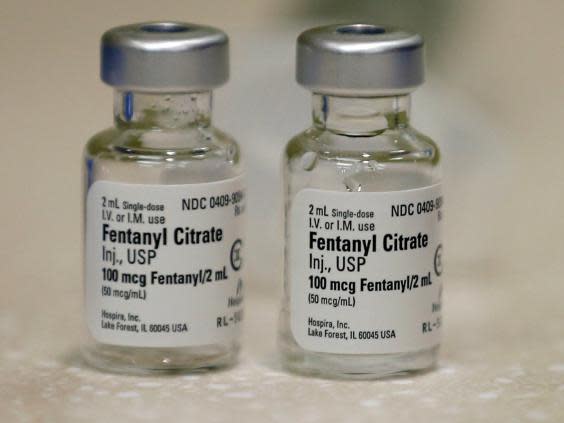 Vials of fentanyl: synthetic opioids are seen as a gateway to heroin (AP)