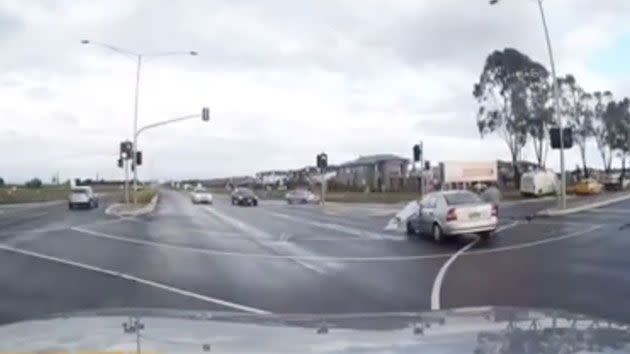 Some Facebook users are completely gobsmacked by the incident and say it is a “glitch in the matrix”. Photo: Dash Cam Owners Australia