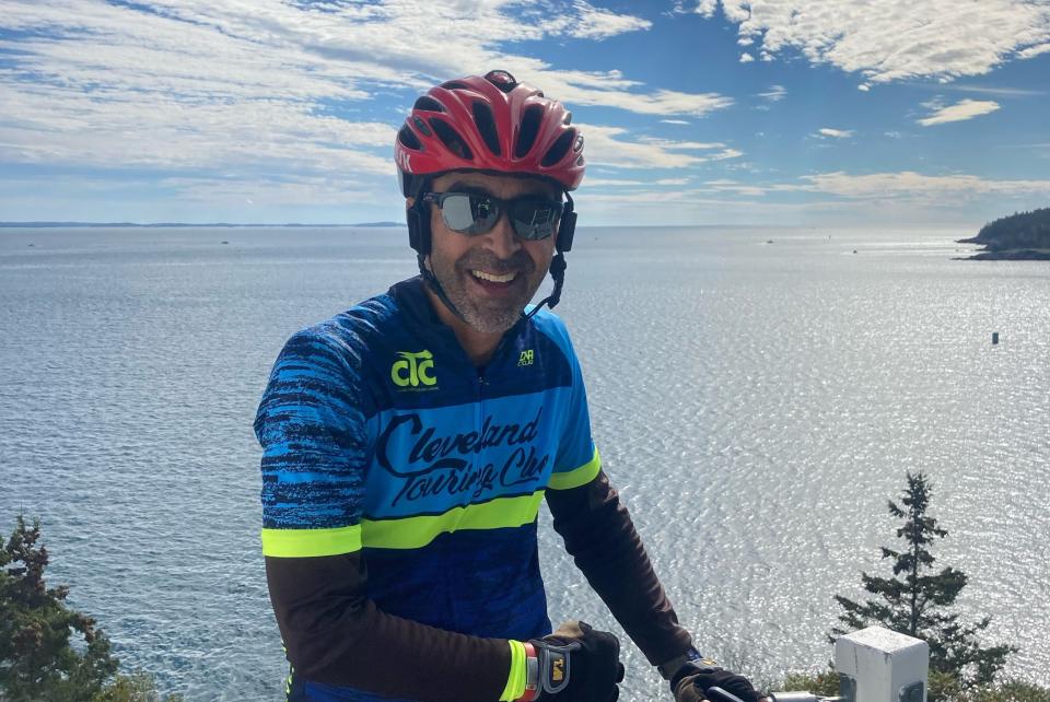 Steve Lopez of Boston lost his wife Mary Lopez to ALS in 2019 and plans to ride 1,000 miles to raise funds for ALS research.