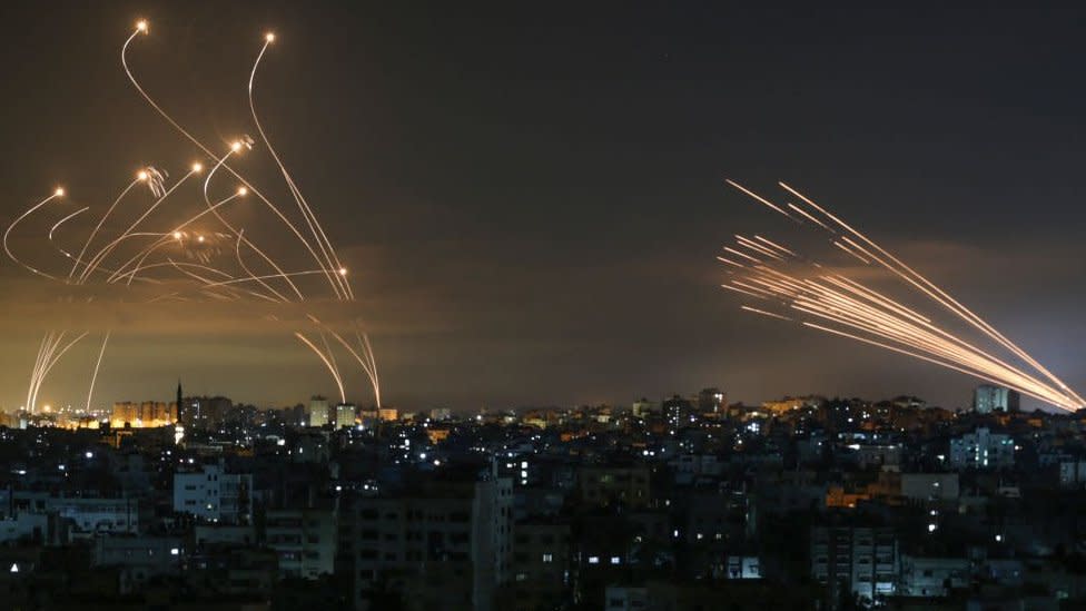 Ataque israelí en Gaza.