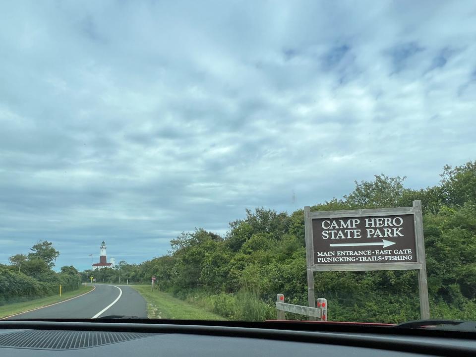 camp hero entrance