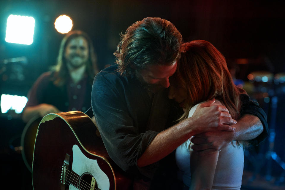 Bradley Cooper and Lady Gaga as Jackson Maine and Ally in "A Star is Born."<span class="copyright">Peter Lindbergh — Warner Brothers</span>
