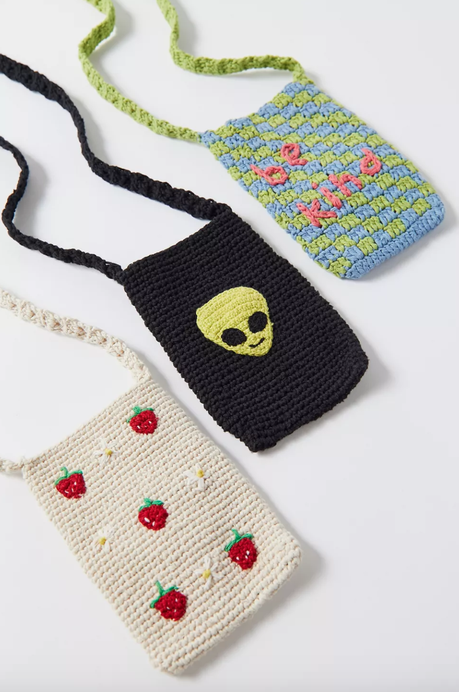 <h2>UO Bex Crochet Crossbody Pouch</h2><br><br>Keep your sunscreen close and your phone closer with this crochet crossbody pouch that’s as on-trend as it is handy, so your next phone call or content opp is a mere arm’s length away at all times. <br><br><em>Shop <strong><a href="http://urbanoutfitters.com" rel="nofollow noopener" target="_blank" data-ylk="slk:Urban Outfitters" class="link ">Urban Outfitters</a></strong></em><br><br><strong>UO</strong> Bex Crochet Crossbody Pouch, $, available at <a href="https://go.skimresources.com/?id=30283X879131&url=https%3A%2F%2Fwww.urbanoutfitters.com%2Fshop%2Fbex-crochet-crossbody-pouch%3Fcategory%3Dwomen-accessories%26color%3D015%26type%3DREGULAR%26size%3DONE%2520SIZE%26quantity%3D1" rel="nofollow noopener" target="_blank" data-ylk="slk:Urban Outfitters" class="link ">Urban Outfitters</a>