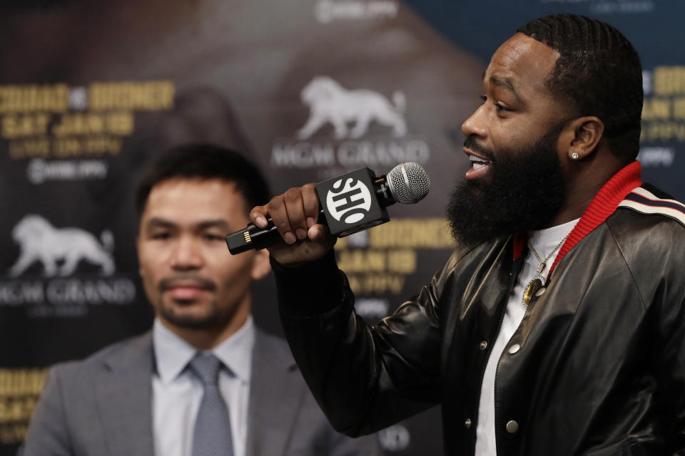 Adrien Broner has failed to appear in court many times over his career. (AP Photo)