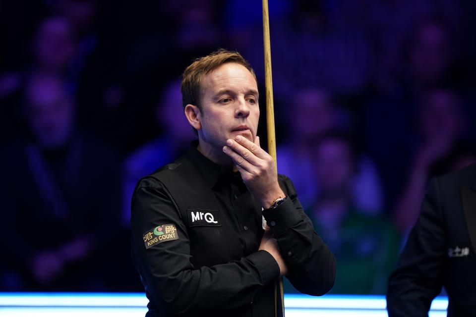 Ali Carter has plenty to think about (PA Wire)