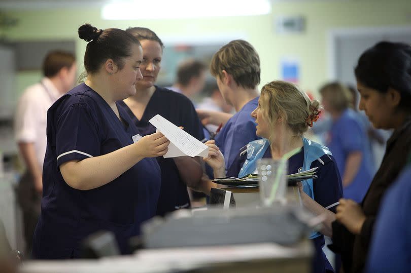 Generic image of nurses on a hospital ward