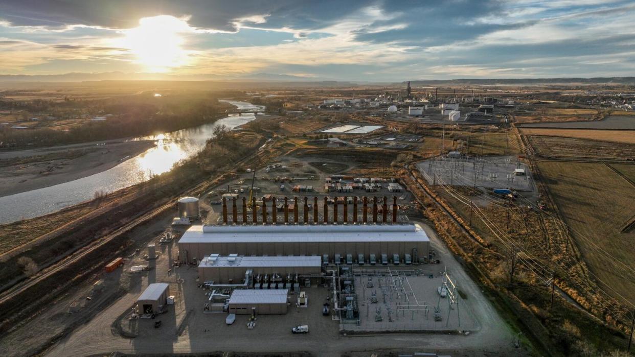 NorthWestern Energy says this gas-fired power plant on the Yellowstone River is needed to help keep the lights on.