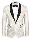 <p><strong>COOFANDY</strong></p><p>amazon.com</p><p><strong>$69.99</strong></p><p>Wear this white jacquard suit jacket and you'll be the most dapper dude at homecoming, no question. I mean, just look at that contrast collar and classy single button!<br></p>