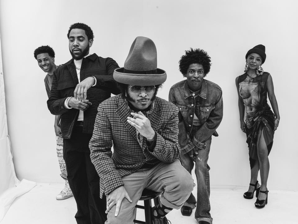 Boots Riley, Jharrel Jerome, Brett Gray, Kara Young and Allius Barnes at the Deadline Studio at SXSW Film and Television Festival held at the Thompson Hotel on March 11, 2023 in Austin, Texas.