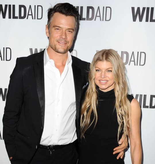 Birthday girl Fergie with her husband, Josh Duhamel (Photo: FilmMagic)