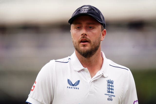 Ollie Robinson struggled on his Test return (Adam Davy/PA)