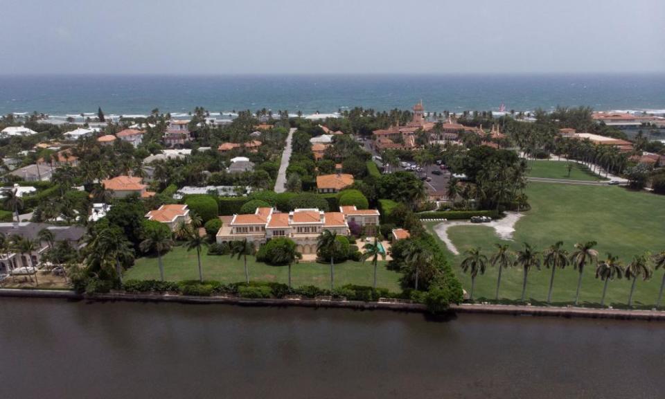 Donald Trump’s Mar-a-Lago home - overhead view