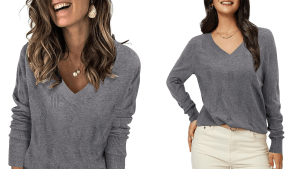 Somer V-Neck Knit Sweater