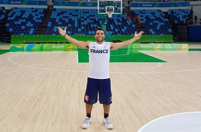 Vitor Galvani is pretty pumped he drew Team France at the Olympics. (Facebook)