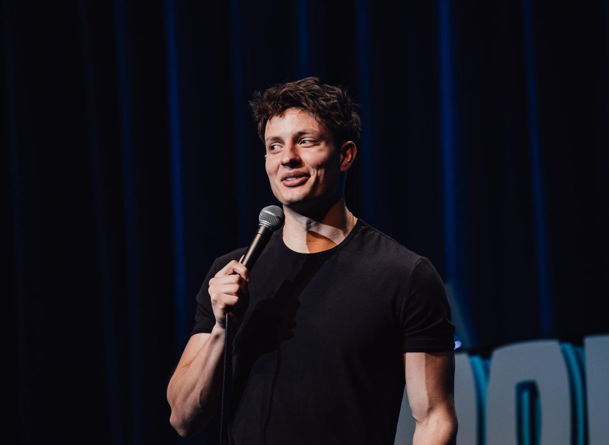 Matt Rife performs April 19 at the Stateside theater during the Moontower Just for Laughs comedy festival. Rife was one of our favorite sets at Moontower.