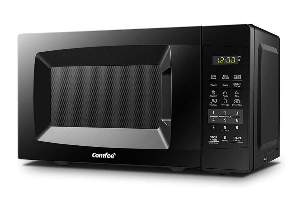 <p>Countertop Microwave Oven</p><p>amazon.com</p><p>$71.39</p><p><a href="https://www.amazon.com/dp/B07GV36BLD/?tag=syn-yahoo-20&ascsubtag=%5Bartid%7C2089.a.14410321%5Bsrc%7Cyahoo-us" rel="nofollow noopener" target="_blank" data-ylk="slk:Shop Now;elm:context_link;itc:0;sec:content-canvas" class="link ">Shop Now</a></p><span class="copyright">amazon.com</span>